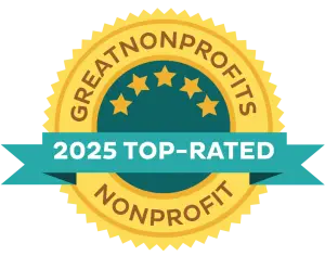 greatnonprofits 2025 top rated badge